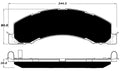 Porterfield Brake Pads for 2014 DODGE RAM- 4500,5500
