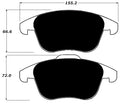 Porterfield Brake Pads for 2017 VOLKSWAGEN PASSAT