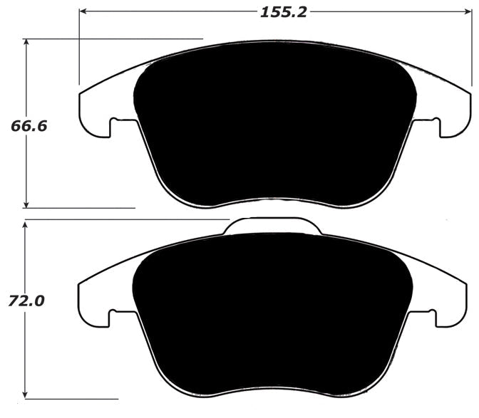 Porterfield Brake Pads for 2017 VOLKSWAGEN PASSAT
