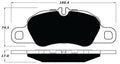 Porterfield Brake Pads for 2018 PORSCHE 718 Boxster