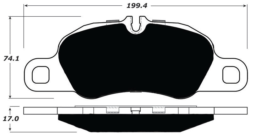 Porterfield Brake Pads for 2018 PORSCHE 718 Boxster