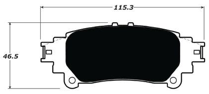 Porterfield Brake Pads for 2016 LEXUS RX 350