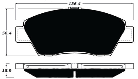 Porterfield Brake Pads for 2014 HONDA FIT