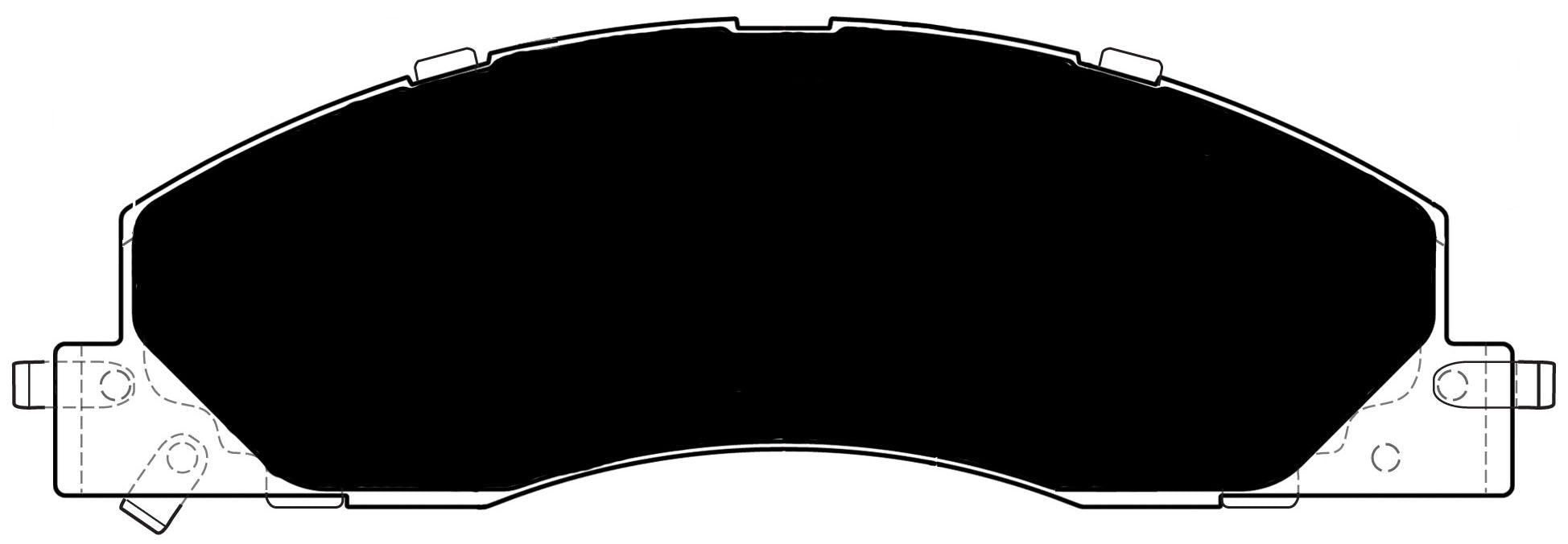 Porterfield Brake Pads for 2018 DODGE RAM 2500 4WD