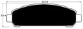 Porterfield Brake Pads for 2014 TOYOTA VENZA