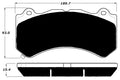 Porterfield Brake Pads for 2017 CADILLAC ATS-V