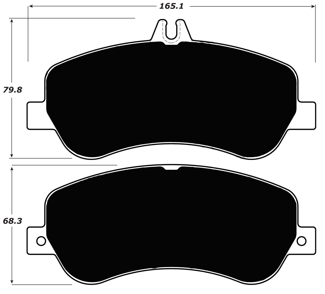 Porterfield Brake Pads for 2014 MERCEDES-BENZ GLK350