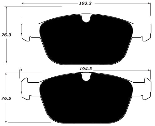 Porterfield Brake Pads for 2017 VOLVO XC60