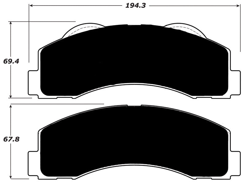 Porterfield Brake Pads for 2016 FORD EXPEDITION