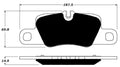 Porterfield Brake Pads for 2016 PORSCHE PANAMERA GTS- TURBO