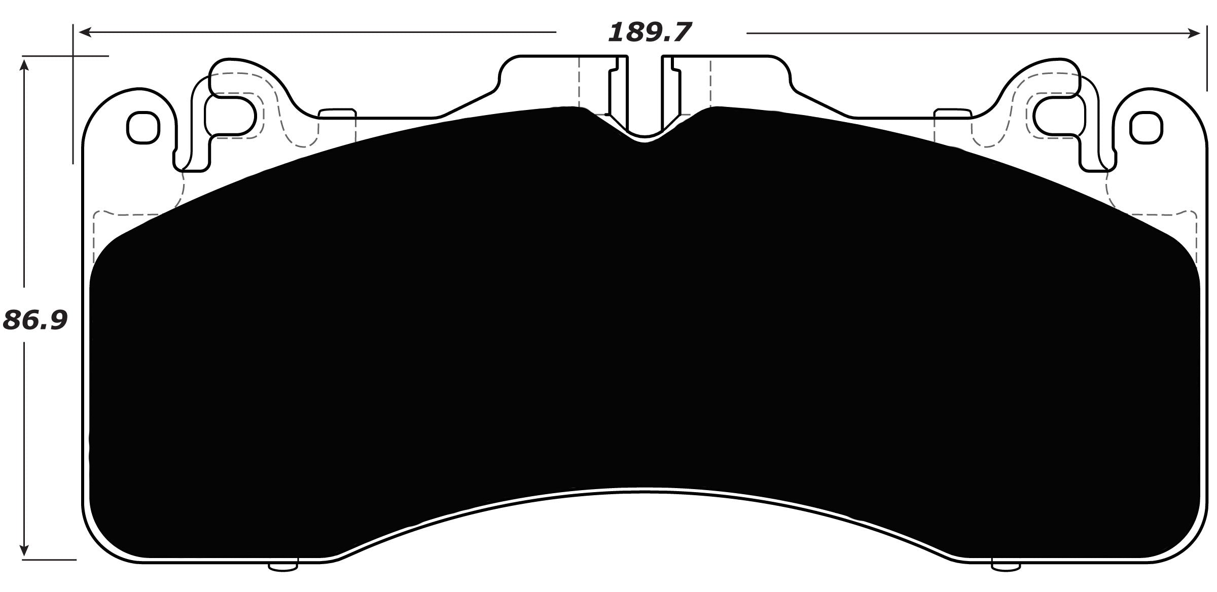 Porterfield Brake Pads for 2017 LEXUS GS F