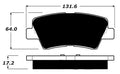 Porterfield Brake Pads for 2015 KIA OPTIMA EX
