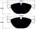 Porterfield Brake Pads for 2014 JAGUAR XF/XFR V8
