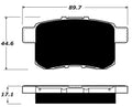 Porterfield Brake Pads for 2014 HONDA ACCORD Sedan LX