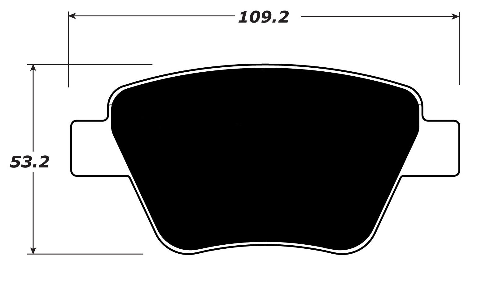 Porterfield Brake Pads for 2016 VOLKSWAGEN BEETLE w/ Bosch Rear Calipers