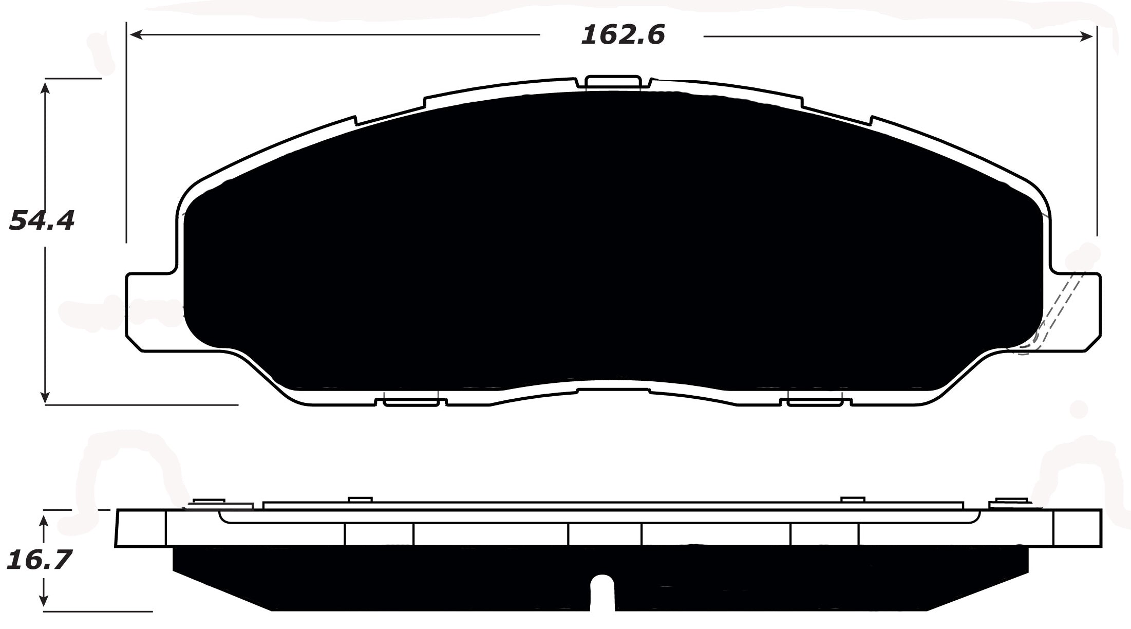 Porterfield Brake Pads for 2014 FORD MUSTANG GT V8