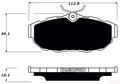 Porterfield Brake Pads for 2014 FORD MUSTANG w/Perf. Brake Pkg.