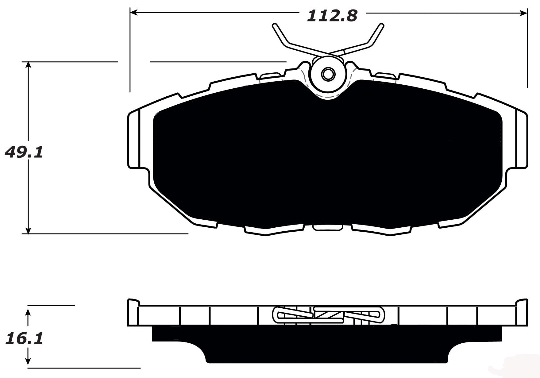 Porterfield Brake Pads for 2014 FORD MUSTANG GT w/Optional Brembo Front