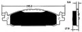 Porterfield Brake Pads for 2018 FORD EXPLORER