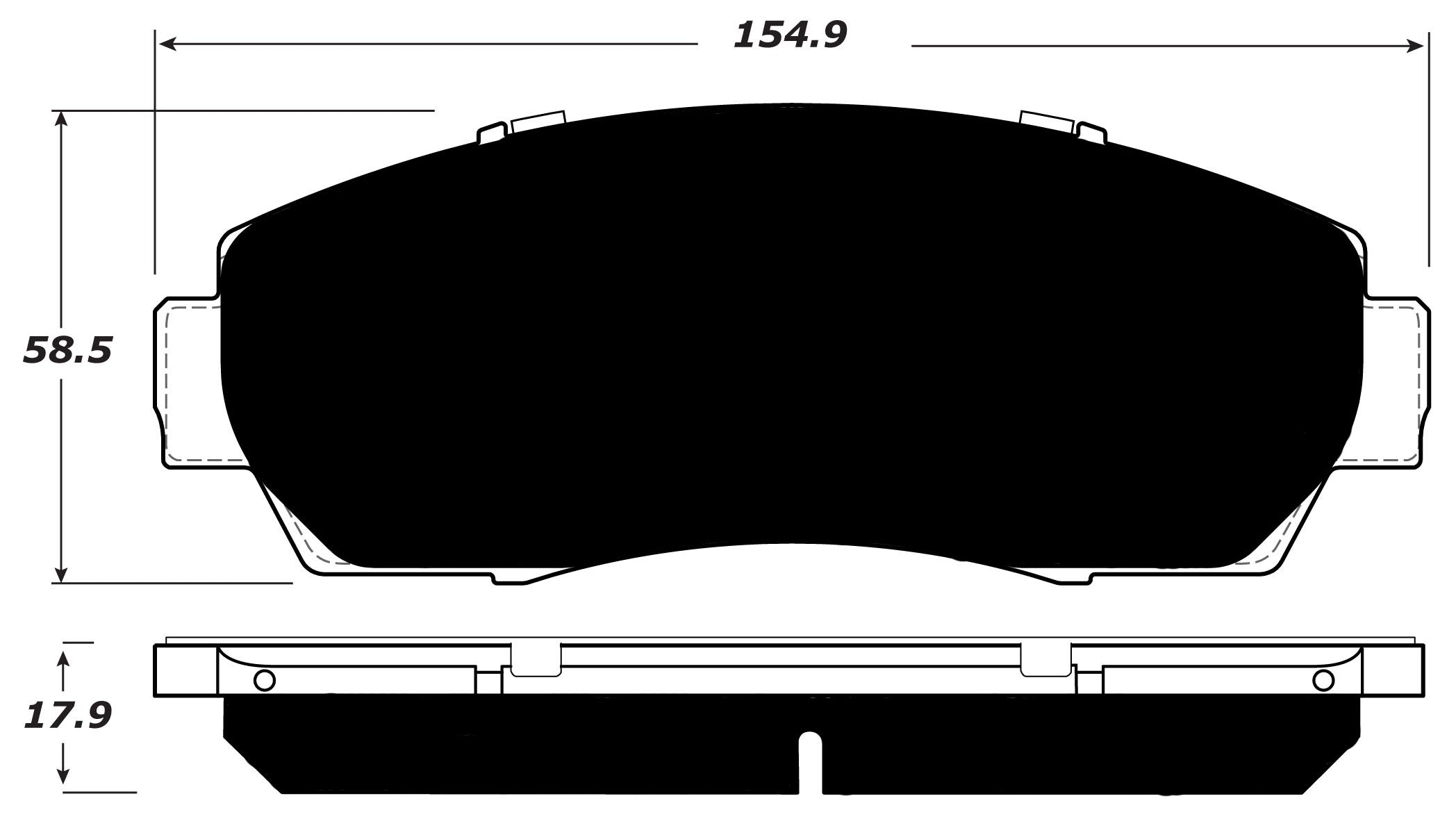Porterfield Brake Pads for 2015 HONDA CROSSTOUR
