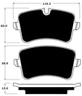 Porterfield Brake Pads for 2018 PORSCHE MACAN- S