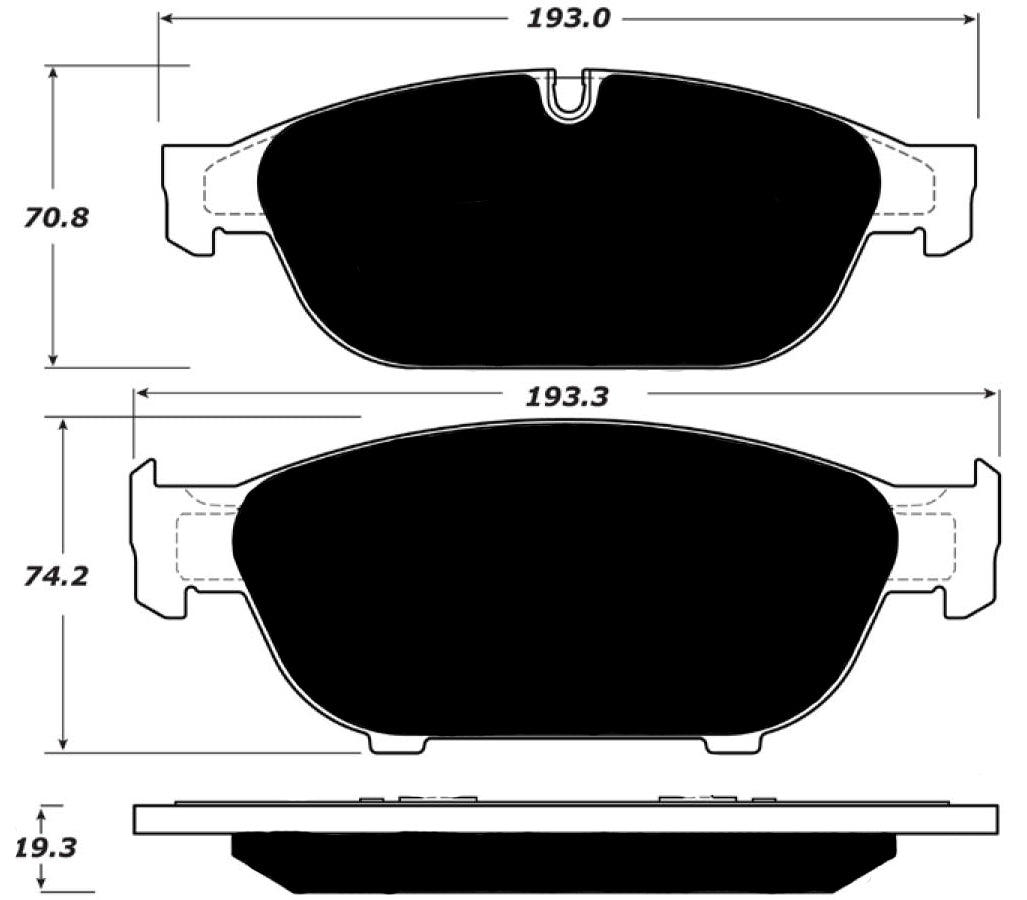 Porterfield Brake Pads for 2015 AUDI A7/A7 Quattro TFSI