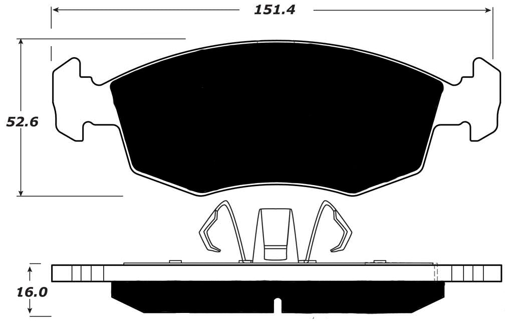Porterfield Brake Pads for 2015 FIAT 500