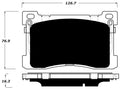 Porterfield Brake Pads for 2016 KIA K900