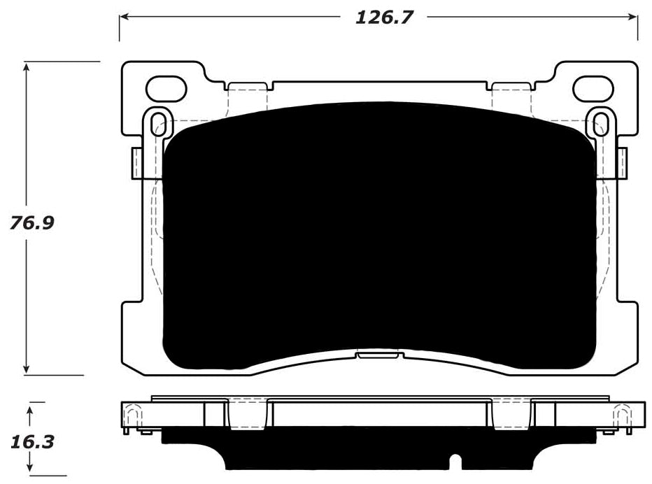 Porterfield Brake Pads for 2016 KIA K900