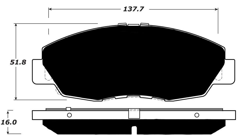 Porterfield Brake Pads for 2015 HONDA CIVIC Coupe DX