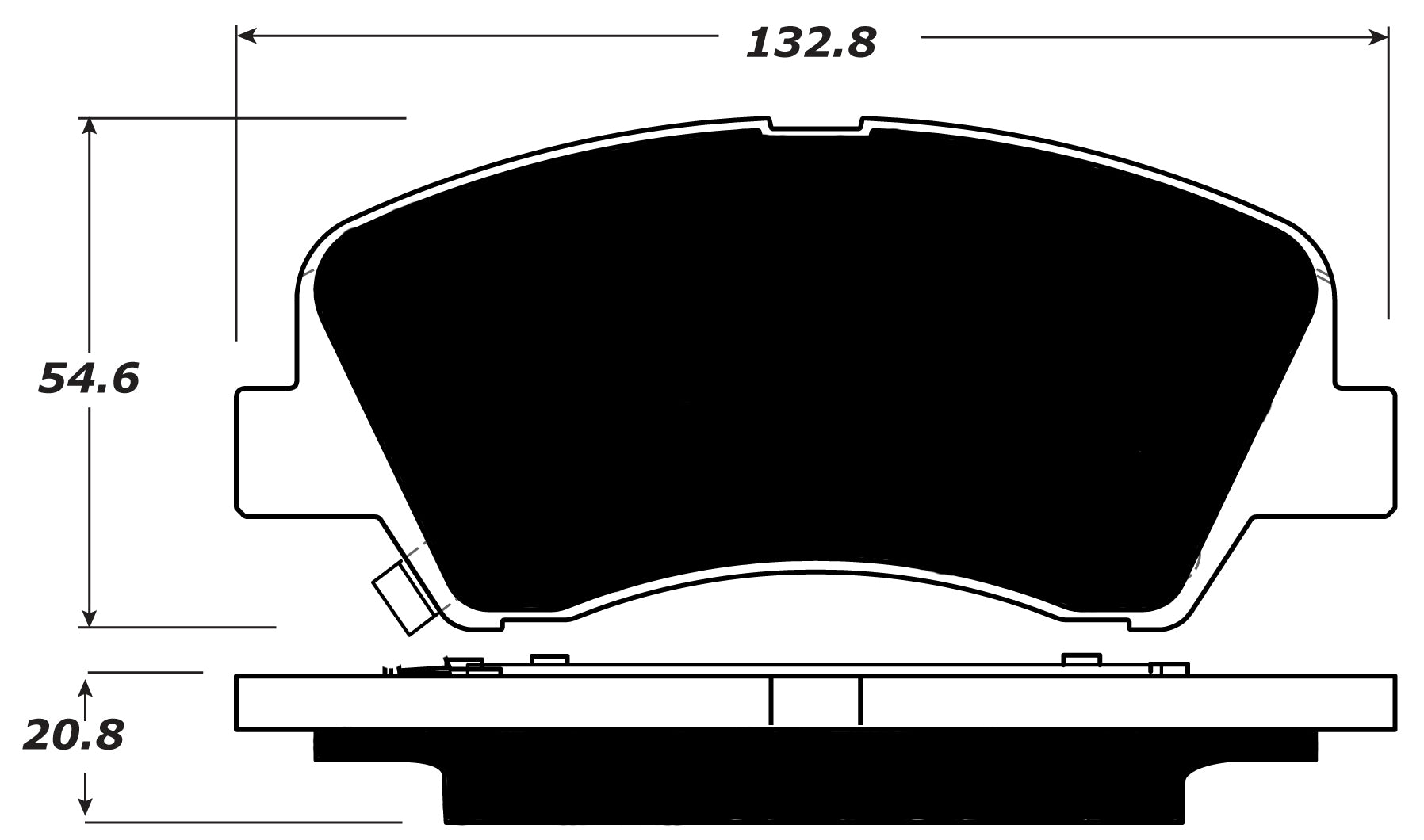 Porterfield Brake Pads for 2015 HYUNDAI ACCENT