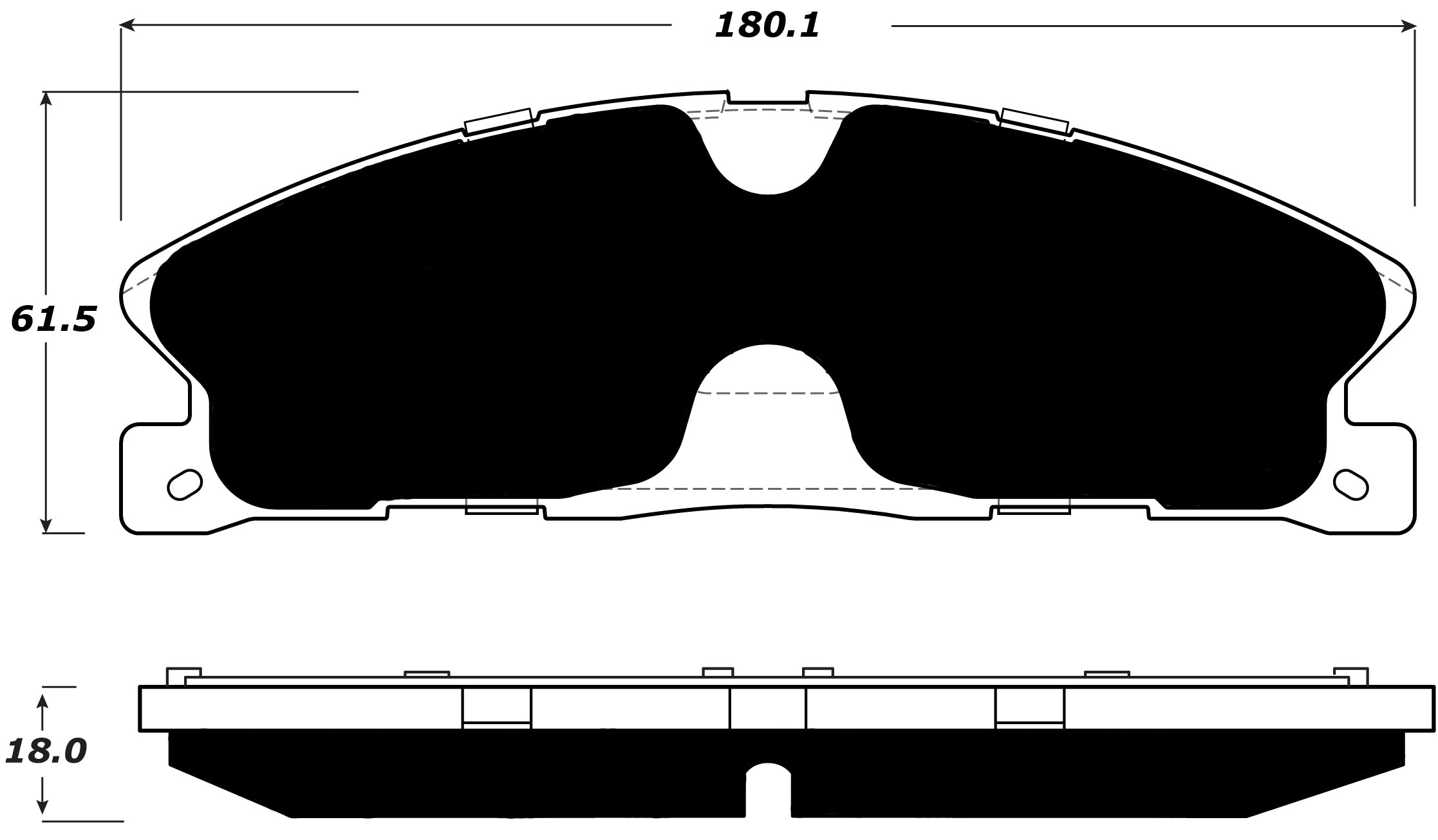 Porterfield Brake Pads for 2014 FORD EXPLORER Heavy Duty Brakes