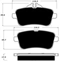 Porterfield Brake Pads for 2018 MERCEDES-BENZ GLA45 AMG