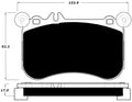 Porterfield Brake Pads for 2017 MERCEDES-BENZ CLS500