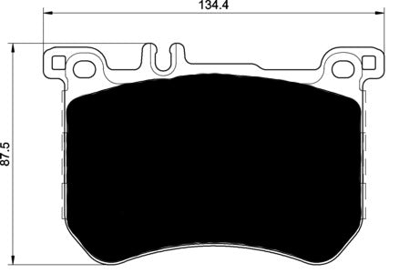 Porterfield Brake Pads for 2015 MERCEDES-BENZ SL550