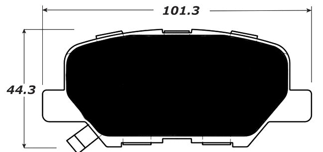 Porterfield Brake Pads for 2015 MITSUBISHI Outlander V6