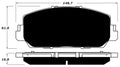 Porterfield Brake Pads for 2016 ACURA RDX