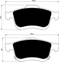 Porterfield Brake Pads for 2018 FIAT 500L