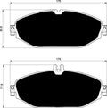 Porterfield Brake Pads for 2016 MERCEDES-BENZ C300 4MATIC SEDAN