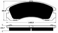 Porterfield Brake Pads for 2016 MITSUBISHI Lancer Ralliart 2.0L Turbo