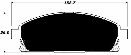 Porterfield Brake Pads for 2016 NISSAN QUEST