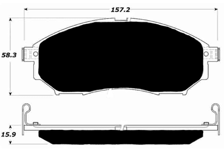 Porterfield Brake Pads for 2017 NISSAN 370Z