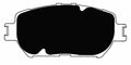 Porterfield Brake Pads for 2015 LEXUS IS250C