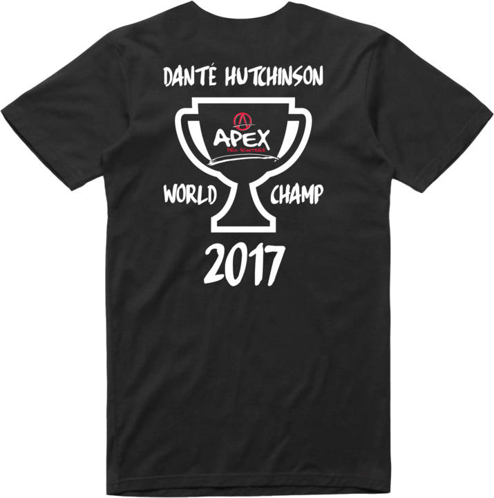Apex Dante Hutchinson T-shirt - Black