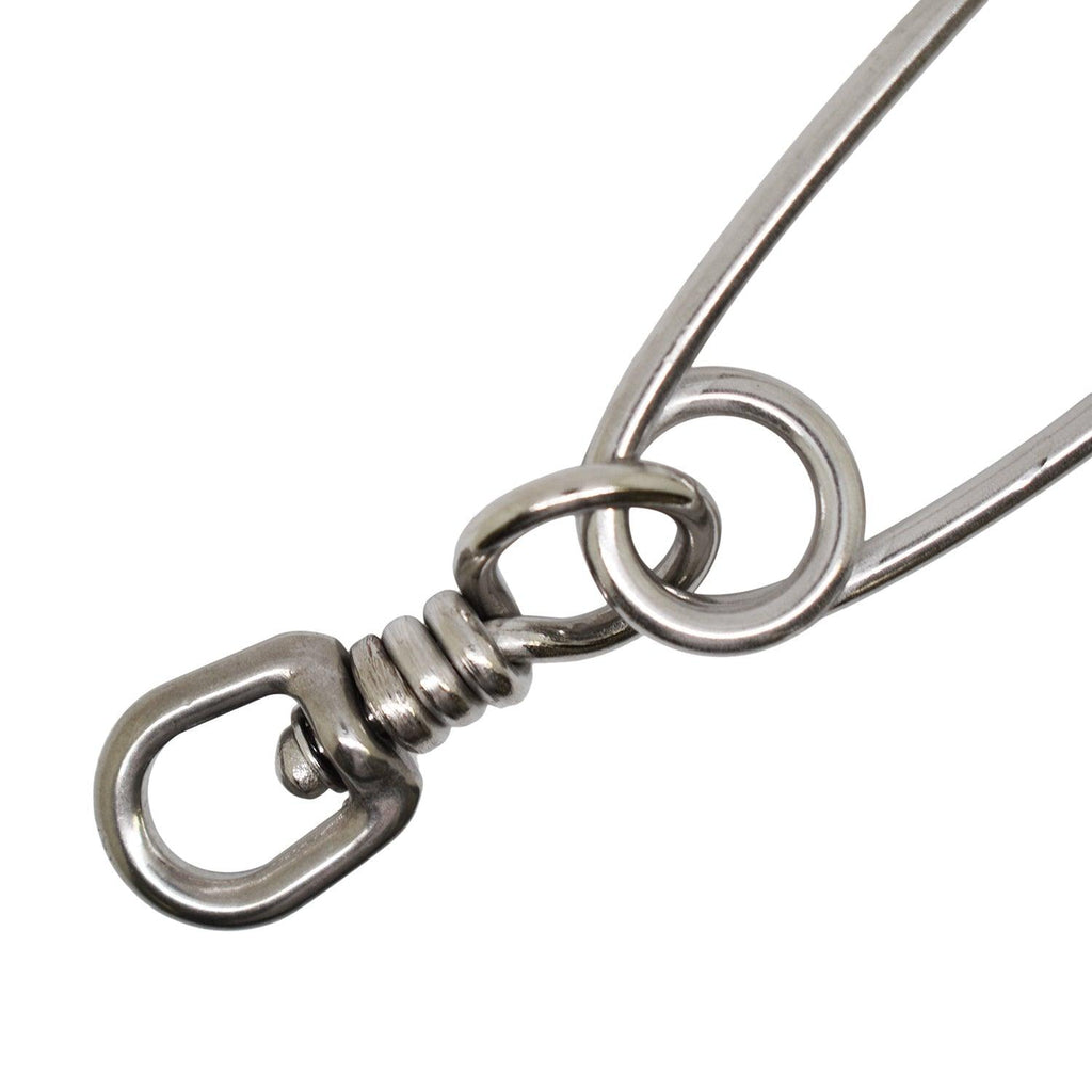 Scuba Diving Spearfishing Stainless Steel Shark Clip with Bolt 5" x 1"