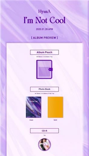 Hyuna 7th Mini Album - Iâ€™M Not Cool