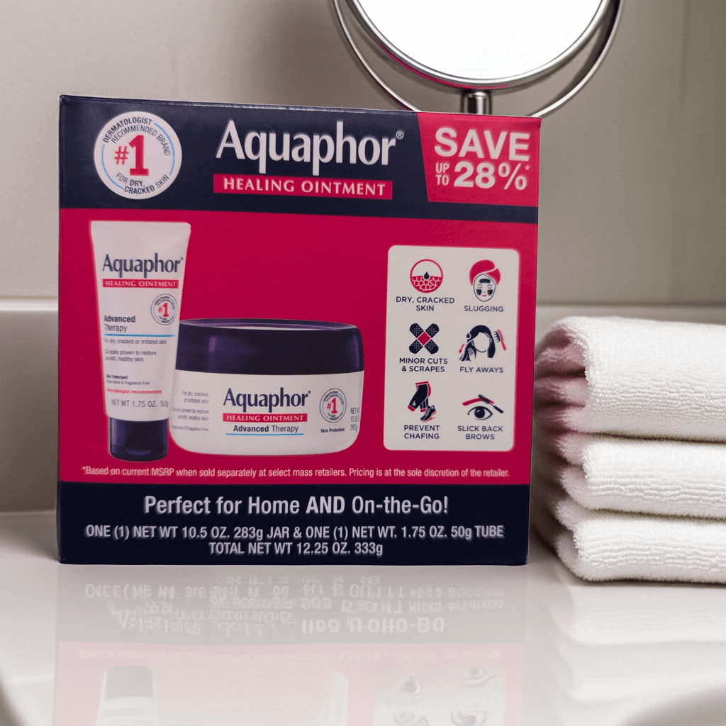 Aquaphor Advanced Therapy Healing Ointment – 2 - Pack Bundle - PhishStones Products