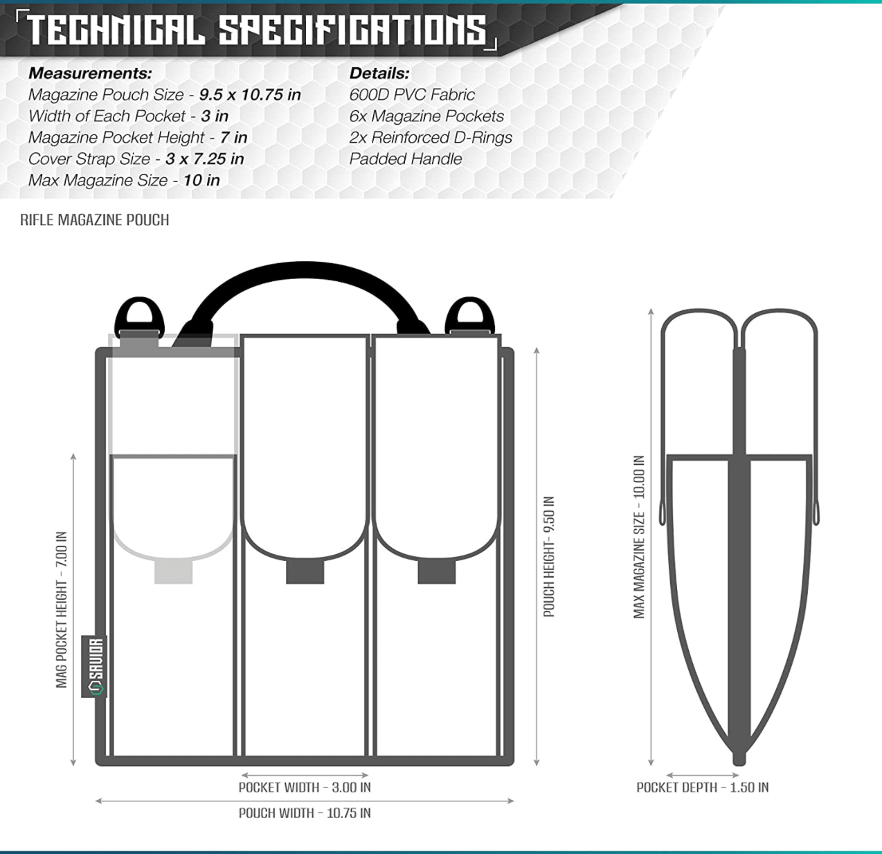 AR - 15 Magazine Carrying Case - PhishStones Products