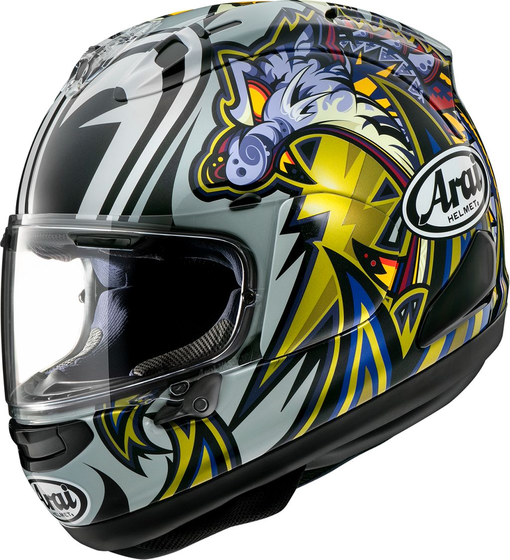 ARAI HELMETS, Arai Helmets Corsair-X Nakasuga 4 Helmet – XS with VAS Shield Mechanism and Advanced Features
