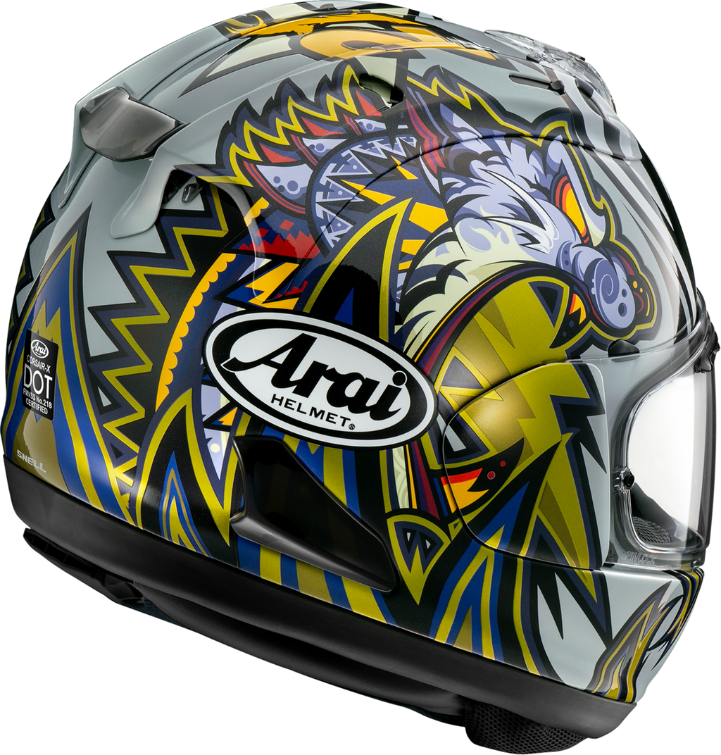 ARAI HELMETS, Arai Helmets Corsair-X Nakasuga 4 Helmet – XS with VAS Shield Mechanism and Advanced Features